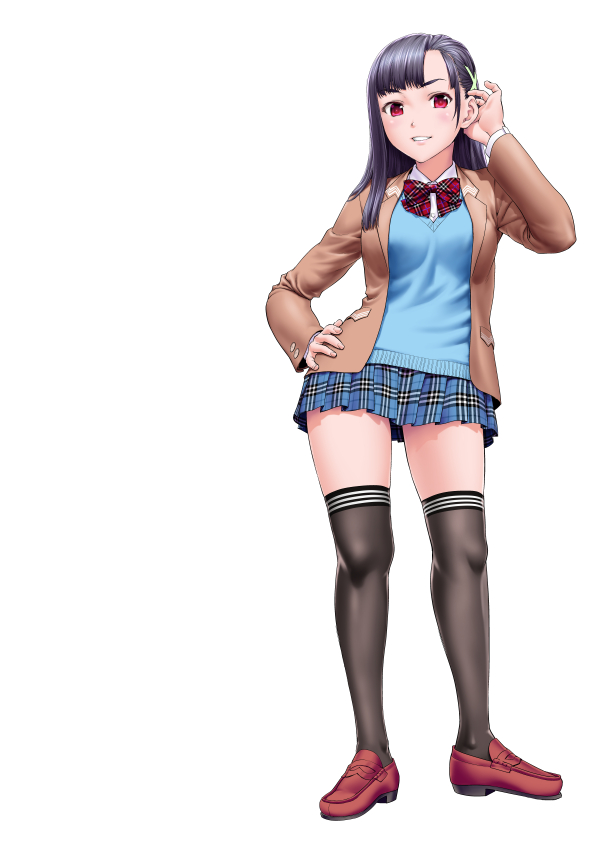 #いいニーハイの日
弦斬サンと頬白さん。 