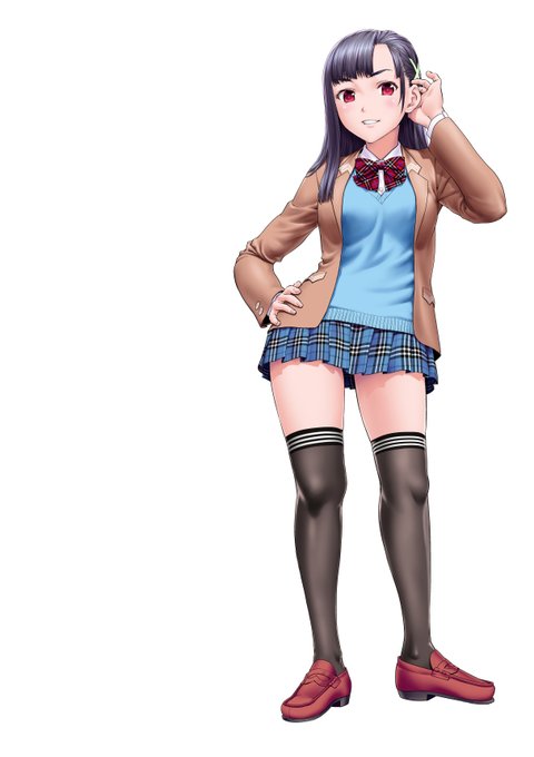 #いいニーハイの日
弦斬サンと頬白さん。 