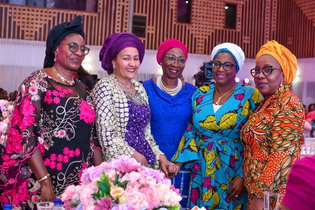 ToluSadipe's tweet photo. With  @AminaJMohammed, the Deputy Secretary-General @UN and other women in successful careers at  @WinWithWISCAR annual leadership and mentoring conference 2019. 
#Wiscar #wimpol #wimbizz https://t.co/loq6BJCImf