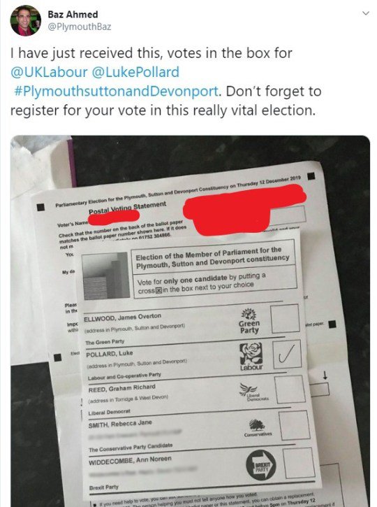BStardAlan's tweet image. Nothing to see here at all...
#VoterFraud #LabourFraud #GE2019 #GeneralElection2019 #Portsmouth