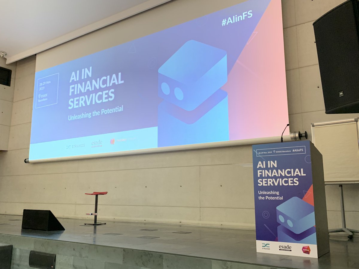 We’re ready! #AIinFS is finally here. Let the discussion about the role of AI in the banking industry begin!🤖