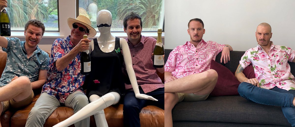 WEcomms's tweet photo. Two days left in #Movember and the 'mos' have grown well at WE in Australia! We are so proud of the team’s efforts to raise awareness for men’s health issues with @movember!
#InsideWE #WeAreWE #WEAUS #movember #menshealth #mentalhealth https://t.co/TJ4zZXspAW