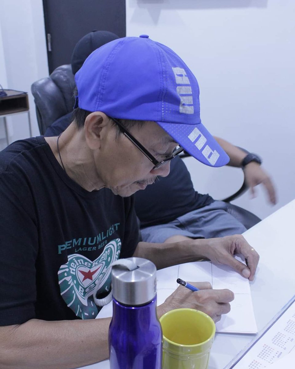 MAMHoldingsInc's tweet photo. Our film’s storyboard artist (Tani Santos) is such a force to be reckoned with; he finished making half of the storyboard of a feature length film in just a day and he’s not stopping! Give a hand to the people behind-the-scenes of this upcoming film! https://t.co/WYbA5lYzG9