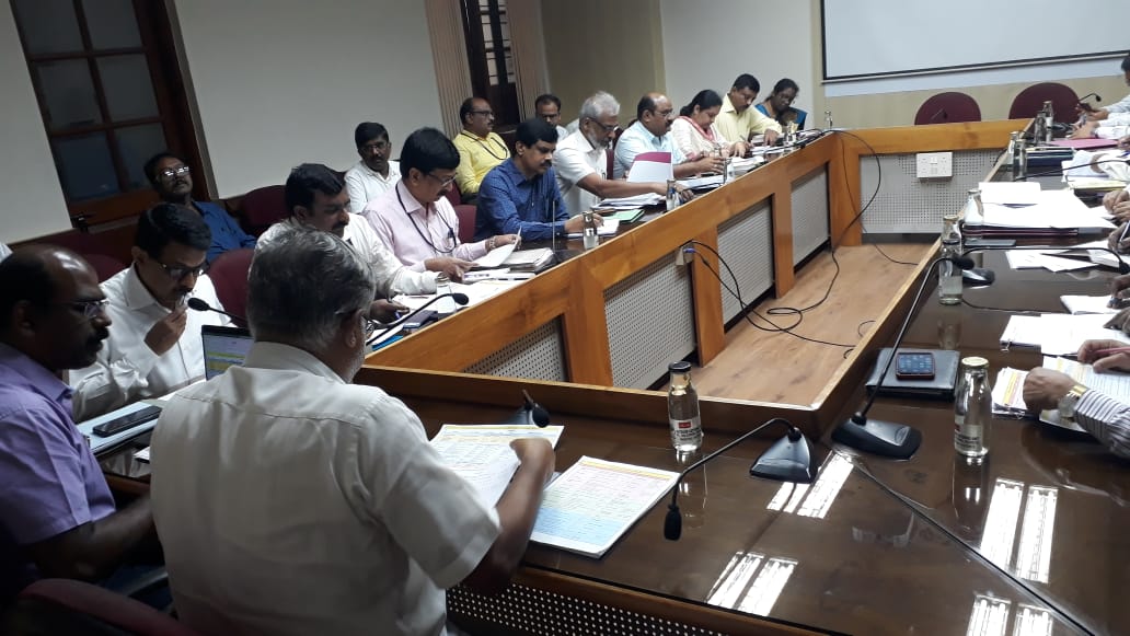 Hon'ble Minister's review meeting on 15 Point Program of Labour department. @csogok <a href="/CMofKarnataka/">CM of Karnataka</a>