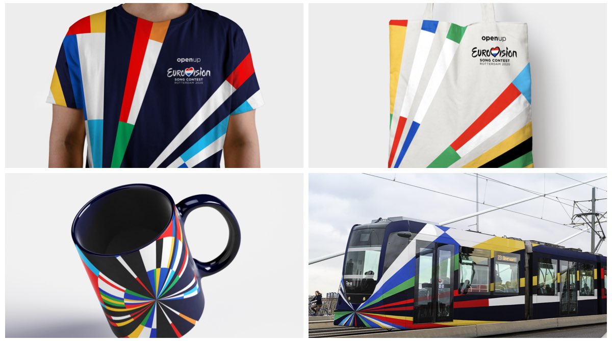 Eurovision's tweet image. Our beautiful theme art for #ESC2020💖

Never has a tram looked sooo good! 🚃

#OpenUp | #Eurovision