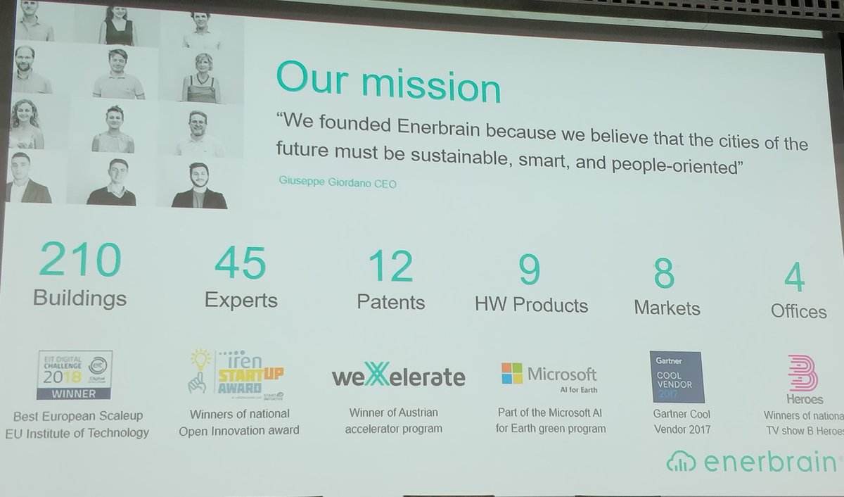 PaxPaoloMagni's tweet photo. @EnerbrainLive CEO Giuseppe Giordano at Italian #Innovationday19: "Of the many awards we won, @EIT_Digital Challenge was the most important, because it allowed us to access the team of @EITDigitalAccel business developers Europe wide".
#scaleup https://t.co/YPe4knsuaY
