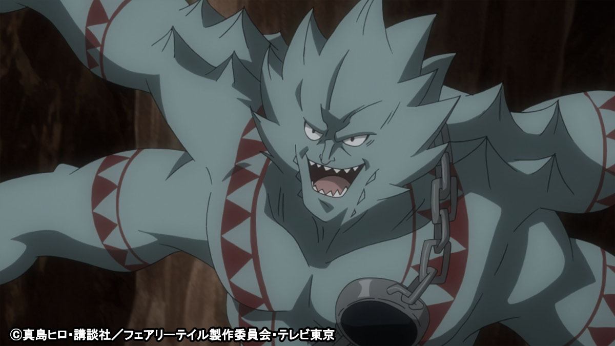 Tvアニメ Fairy Tail 公式 あと1日 Box発売記念 振り返り 244 冥府の門編 ずっと友達で 他 冥府の門 タルタロス 幹部 九鬼門のエゼルへ果敢にも立ち向かうウェンディ フェイス発動を阻止することはできるのか Ultimate Collection Vol