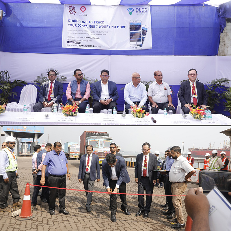 CargoParadip's tweet photo. DMICDC Logistics Data Services (DLDS) has launched its container tracking service at the main gate at PICT for the first time in Odisha at 1100 hours on the November 20, 2019.

#LDS #LDB #Paradip #PICT #Odisha #Operations #ContainerTrackingServices #JMBaxiGroup https://t.co/WaRcU7M0U9