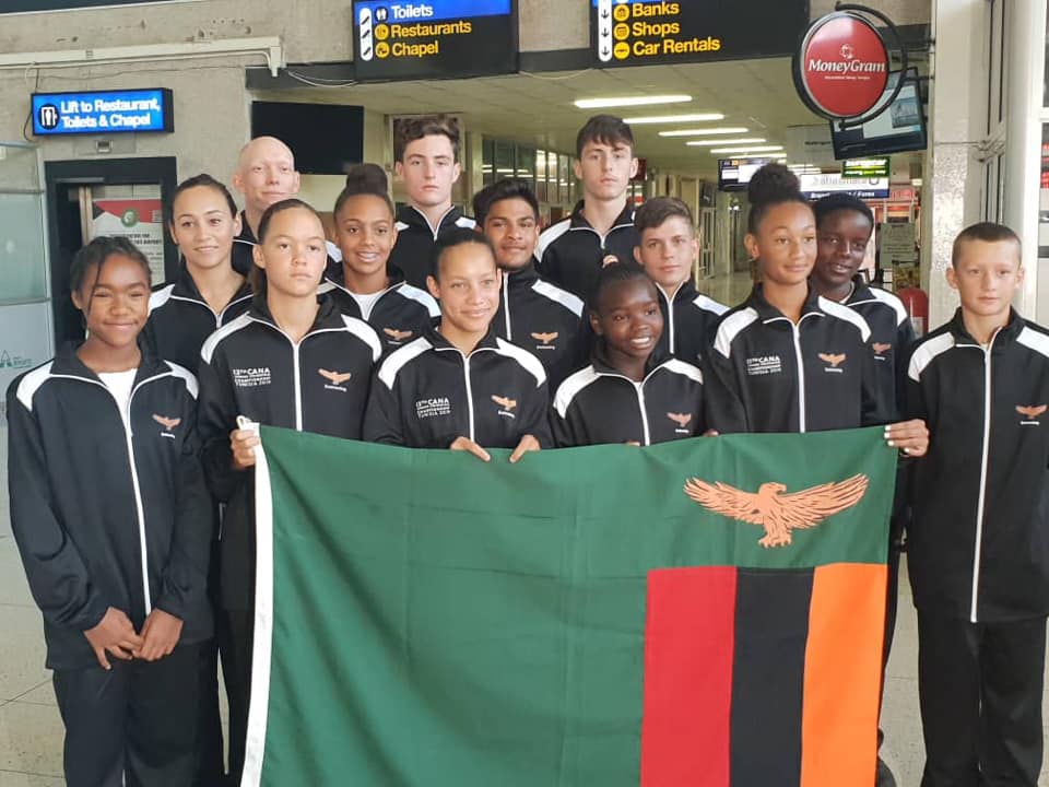 A team of 12 of our top swimmers will be participating at the Cana Zone 3 Swimming Championships being held in Kenya on the 28th November 2019 to 1st December 2019. Coach Matthew Shone &amp; Team Manager Mercedes Milner. 
Good Luck swimmers🇿🇲🇿🇲