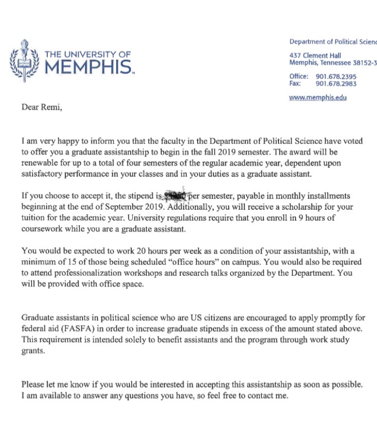 remigist's tweet photo. I remember how @MomentsWithBren and @OgbeniDipo use to encourage people here to apply for as many scholarships abroad as possible. I heeded and after over 50 applications to universities in North America and Europe for masters and PhD with mostly “we are sorry...” feedbacks https://t.co/trp3zIonsS