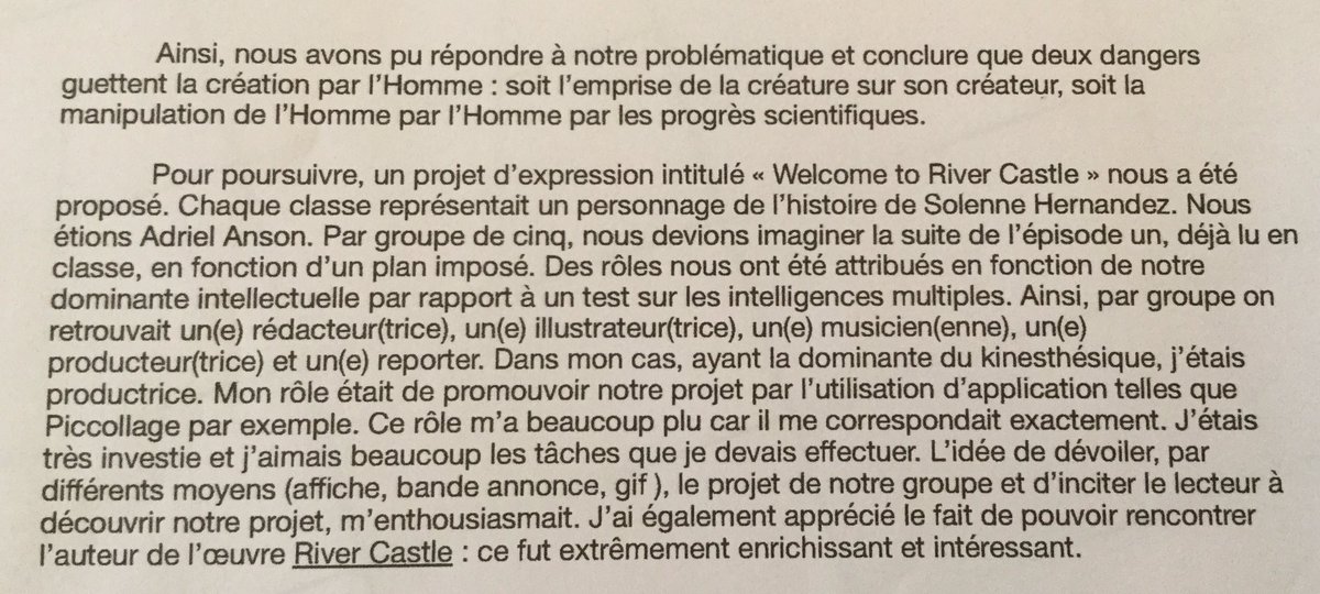 tchoulelacroix's tweet photo. @jmlebaut @Academie_Paris @ivoix @TwicteeOfficiel @infoprofdoc @zazie83 @JFJacopin @ChristineBac29 @Cecile_Bourgoin @LeCLEMI @Twittconseil @LettresNice @aVanSante Retours d’élèves sur le projet #RiverCastle 2019 mené avec @malassise3 @Malassise3C @malassise3b @Mala3A et @SolenneHernandz sur #twitter et #instagram : un recueil d’histoires @MalassisStory
https://t.co/NepKIraId4 https://t.co/Dl6oOCWVGG