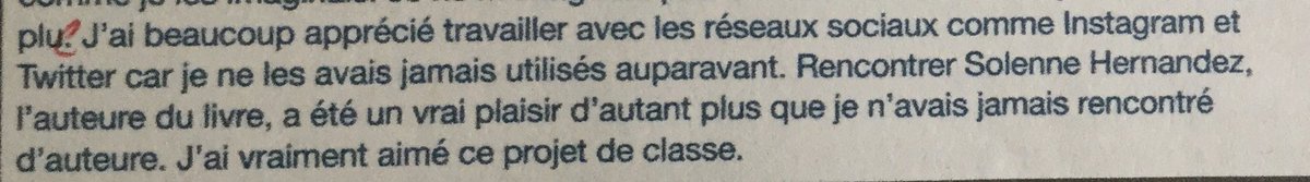 tchoulelacroix's tweet photo. @jmlebaut @Academie_Paris @ivoix @TwicteeOfficiel @infoprofdoc @zazie83 @JFJacopin @ChristineBac29 @Cecile_Bourgoin @LeCLEMI @Twittconseil @LettresNice @aVanSante Retours d’élèves sur le projet #RiverCastle 2019 mené avec @malassise3 @Malassise3C @malassise3b @Mala3A et @SolenneHernandz sur #twitter et #instagram : un recueil d’histoires @MalassisStory
https://t.co/NepKIraId4 https://t.co/Dl6oOCWVGG