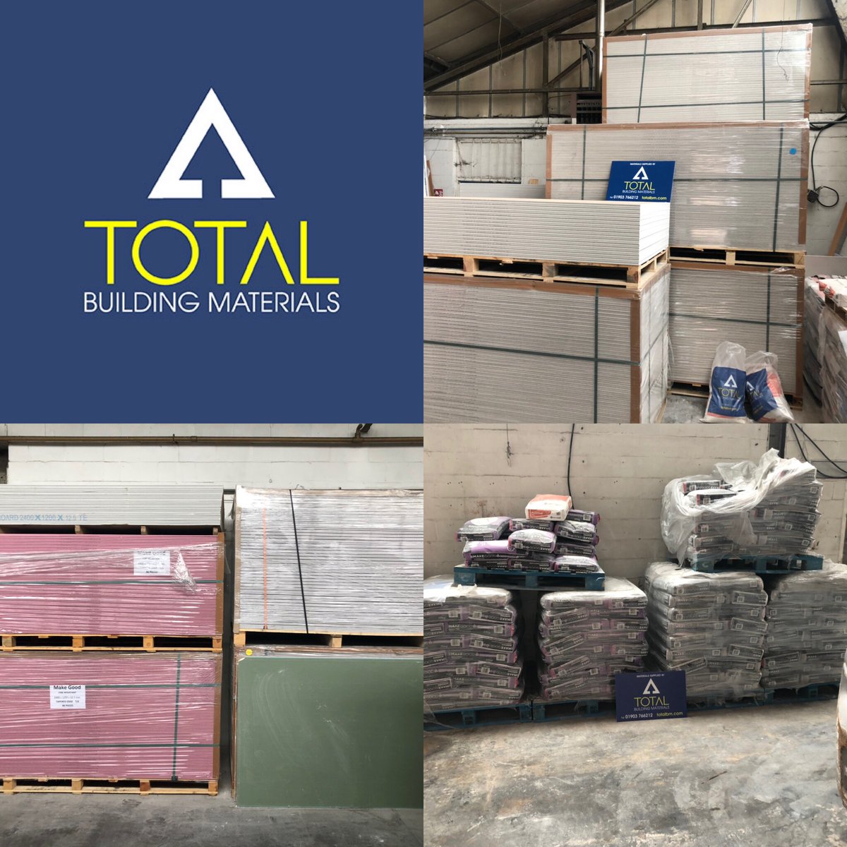 A good day spent with one of our partners yesterday <a href="/totalbuilding1/">Total Building Materials Ltd</a>, visit them down in Worthing for our Make Good range, including our Hardwall and Bonding 25KG #new #innovation #plaster