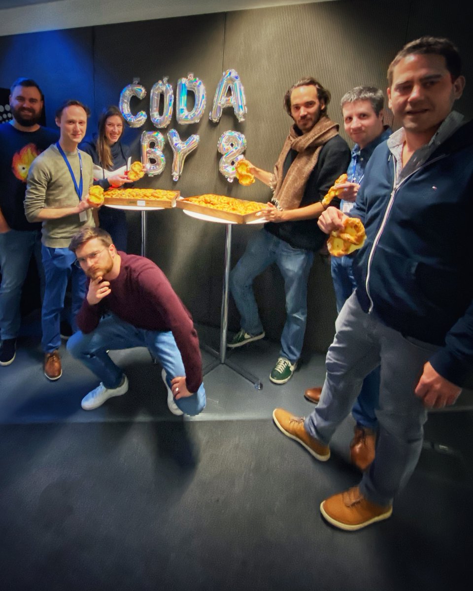 CodaBox_'s tweet photo. 🙌🏻 to our developer team that managed to 🚀🚀🚀 the delivery-speed of our Coda-files 🥳
From now on ALL files will be transferred to ALL our customers before 8️⃣ in the morning ⏰
Hope you enjoyed your 8️⃣-inspired breakfast ☕️
#LifeAtCodaBox https://t.co/x8FykxuZpf