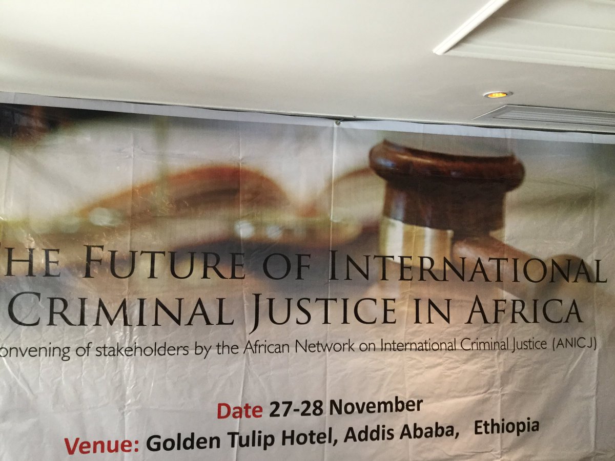 <a href="/donalddeya/">Donald Deya</a> of <a href="/LawyersofAfrica/">PALU</a> acknowledges that Art 46bis of #Malabo #Protocol which provides immunity for Heads of State and Senior Officials is a setback for victims of international crimes in Africa. <a href="/issafrica/">ISS</a> <a href="/ICJKenya/">ICJ Kenya</a> <a href="/icjafrica/">icjafricablog</a> <a href="/ngos4justice/">coalitionfortheicc</a> <a href="/cleenfoundation/">CLEEN Foundation</a> <a href="/NCICCNig/">Nigerian Coalition for the ICC</a>