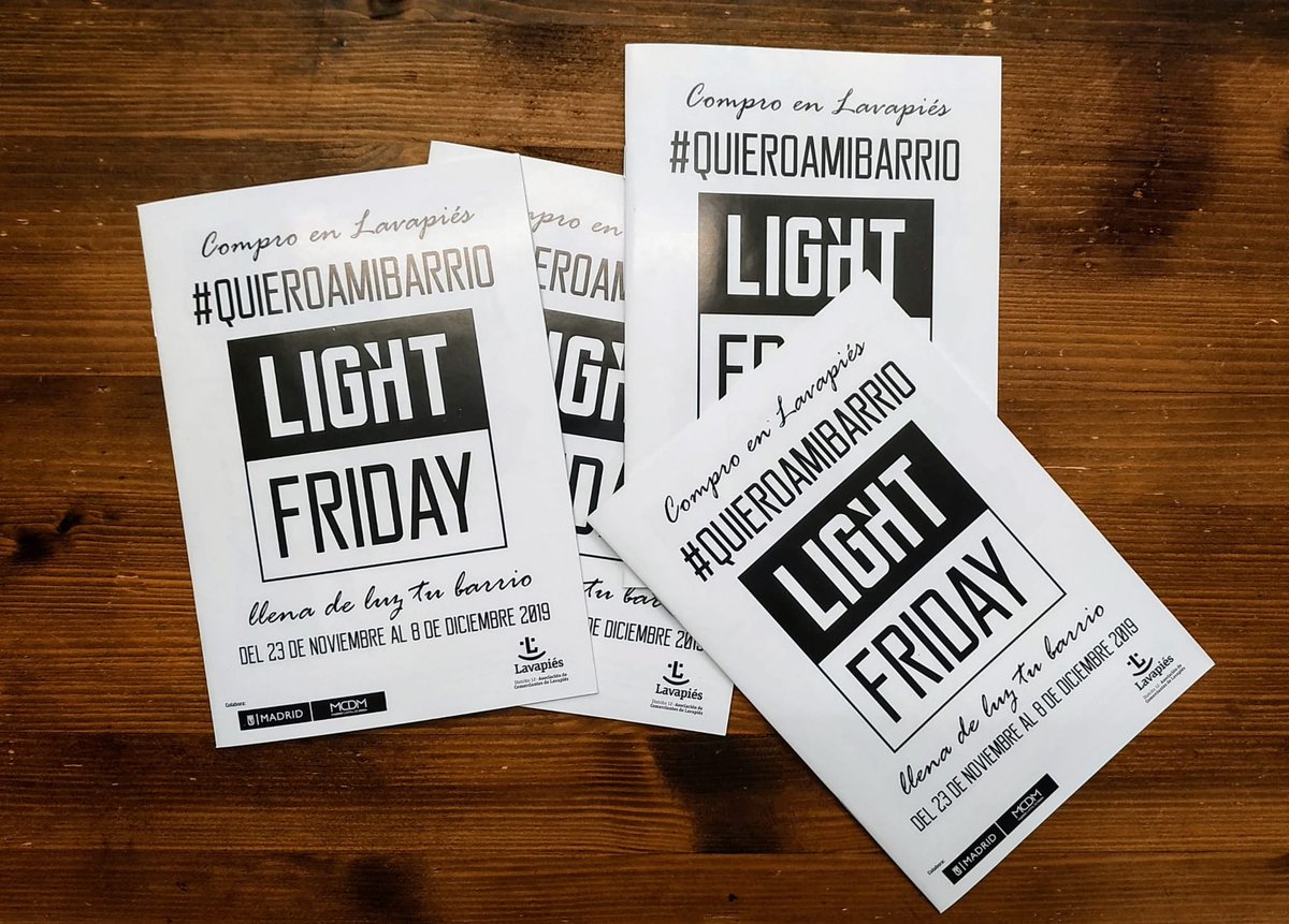 Este viernes arranca #LIGHTFRIDAY en #LANAU! Interesantes descuentos durante el mes más caro del año!

PLAN S: 80€/mes (mínimo 3 meses)
50% de DTO. en los BONOS POR HORAS
3 MESES DE PATRONAJE Y COSTURA 120€ 

#coworking #cursos #empresas #Lavapies #barrio #oferta #descuento