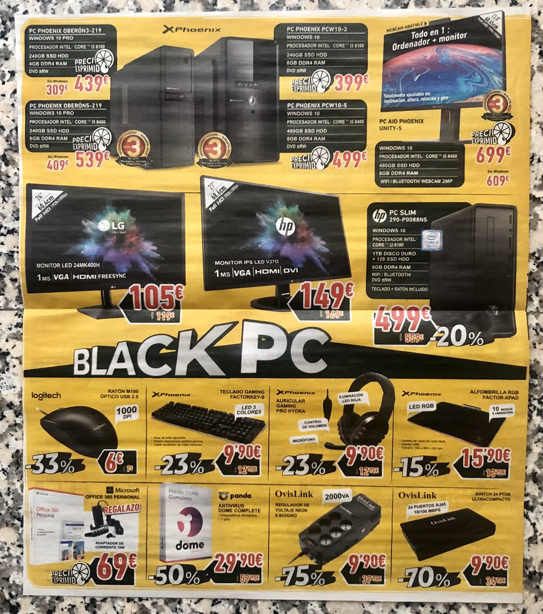 nLineaConTeruel's tweet image. BLACK FRIDAY en DYNOS TERUEL, hasta el 5 de diciembre. #dynos #informatica #televisores #moviles #portatiles #impresoras #pequeñoelectrodomestico.