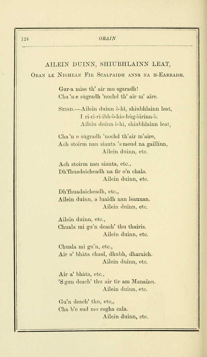 So many Gaelic poets. Jacobite, Diorbhail nic a' Bhruthainn wrote 'Alasdair, love of my heart' (hankies out pls), Sileas nighean Mhic Raghnaill wrote song-poems & called the union of 1707 'a poisoned onion' & Anna Campbell's lament for her drowned fiance always makes me cry. /4