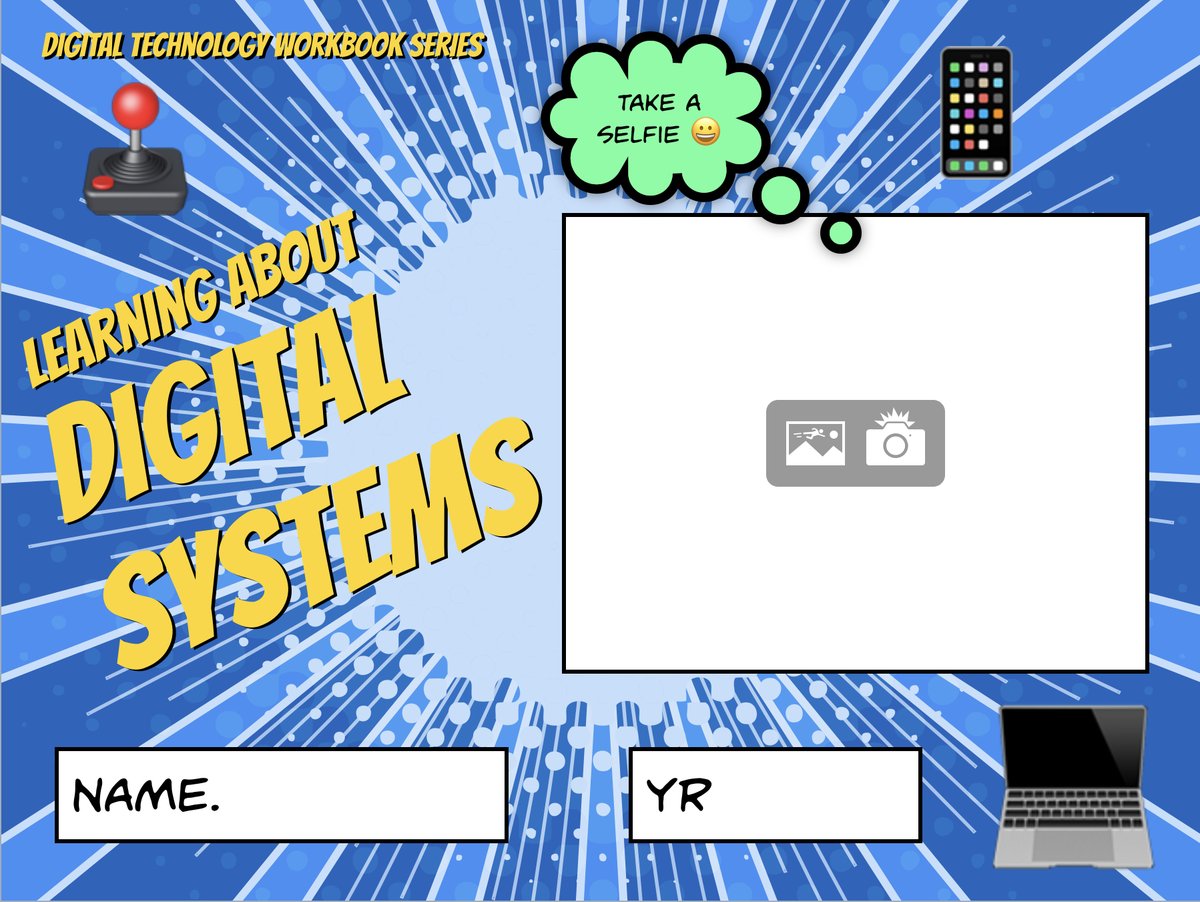 pabt65's tweet photo. Learning about Digital Systems explores a number of areas including components, old and new technology, inputs and outputs, software and hardware. It also challenges students to create a Digital System of the future. Download at https://t.co/mISNDERE3P @BookCreatorApp https://t.co/LPWq1u7VEC