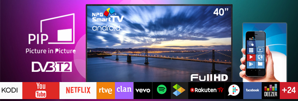 EST_smarttech's tweet image. Televisores #todoterreno! #SmartTV #Android Televisión Inteligente sin límites. Podrás ver lo que quieras cuando quieras, porque ahora más que nunca ¡tú tendrás el mando! 👉ow.ly/9RAq50wR1uT