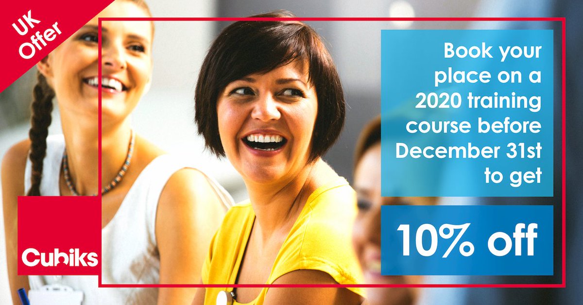CubiksOnline's tweet image. Book early and get 10% off! If you book a UK based training course before the 31st December, then you can enjoy a 10% discount. Click the link for details about our 2020 UK #PAPI and #Logiks training courses ow.ly/FG3950xm4N7 or email us directly at UKTeam@cubiks.com