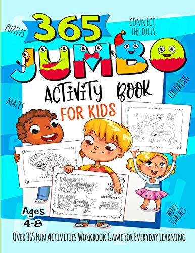 Download Pdf Download 365 Jumbo Activity Book For Kids Ages 4 8 Over 365 Fun