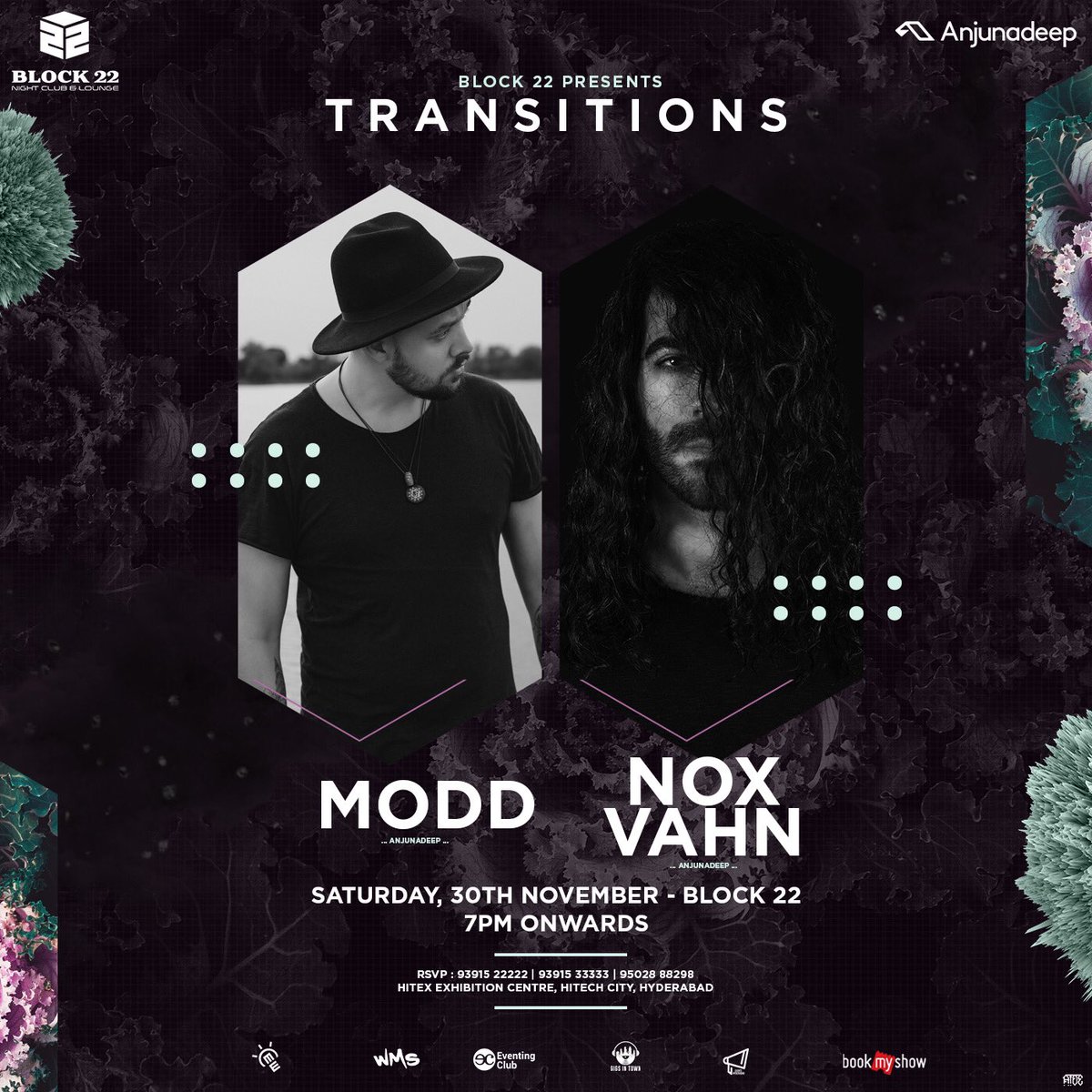 Block22Hyd's tweet image. This Saturday we host these 2 talented gentlemen from the @Anjunadeep family.
@moddmusic &amp;amp; @NoxVahn for the very first time at @Block22Hyd 

#anjuna #anjunadeep #hyd #event #block22 #nightclub #hyderabad #saturday #weekend #vibe