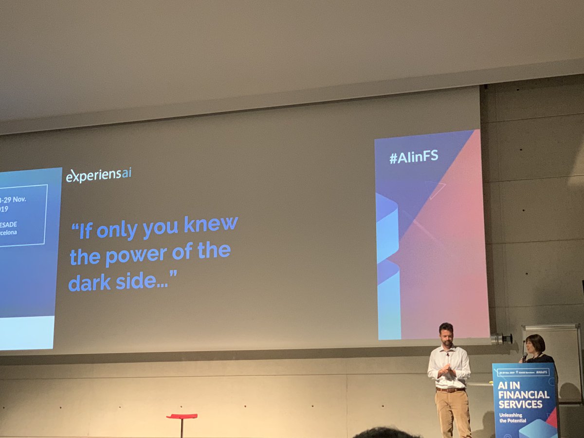 MobeyForum's tweet photo. Great keynote @TABAKOVIC      thank you for sharing your practical insights into #AI #ML and journey from Zero to AI Hero.
#AIinFS #financialservices #banking 

@Strands @ESADE https://t.co/jM18Dx28GA