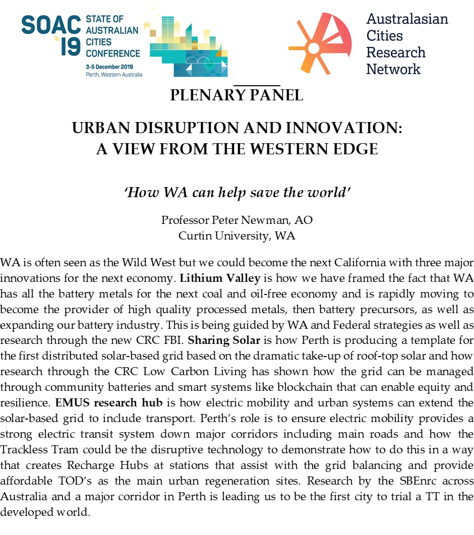 @Committee4Perth @Tanya_Steinbeck @UDIA_WA @developmentwa @ACRN_SOAC And we have 2 leading #WA #academics on this special plenary panel: Dr Julian Bolleter from @AUDRCPerth and @PeterNewmanCUSP from @CurtinUni @ACRN_SOAC