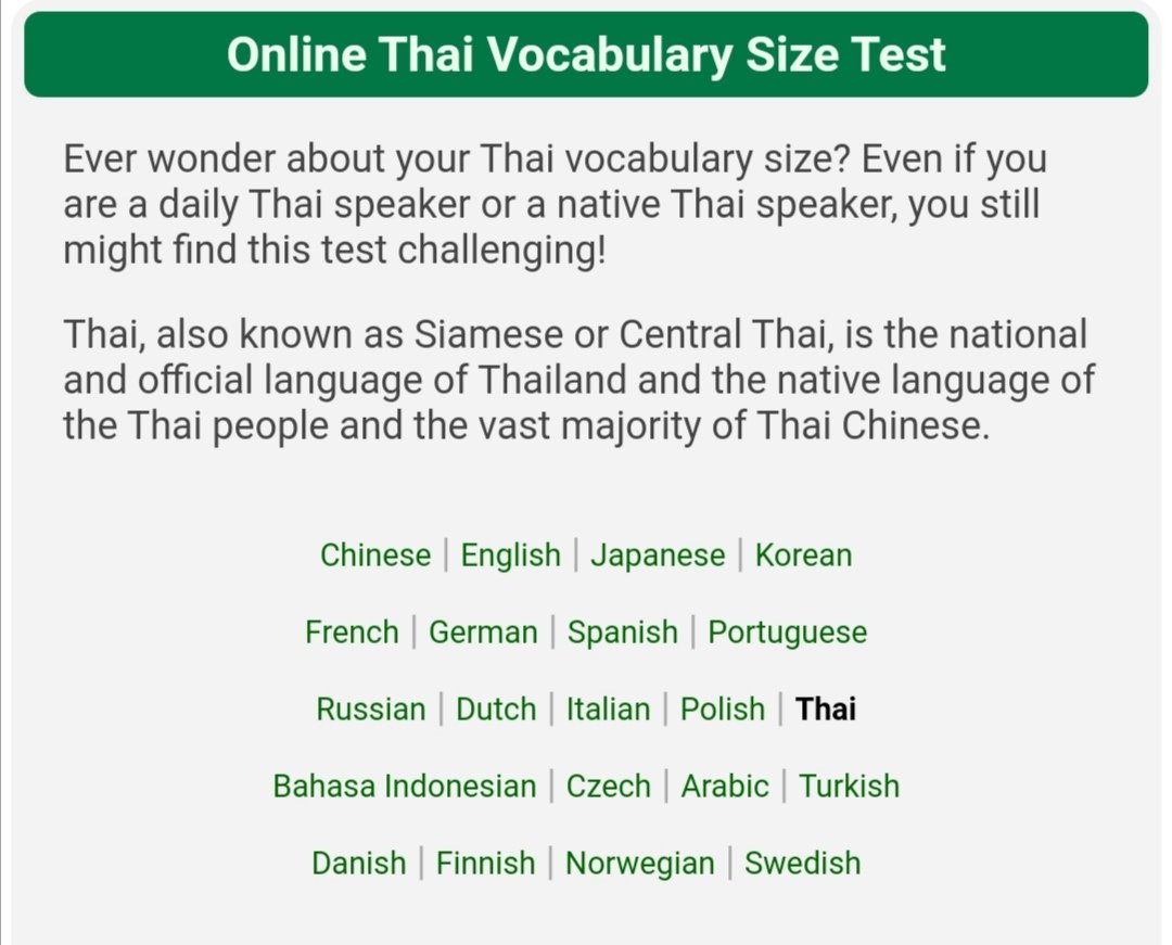 MilinKittimaW's tweet image. คนไทยยังว่ายาก ไปลองทดสอบดู 

arealme.com/thai-vocabular…