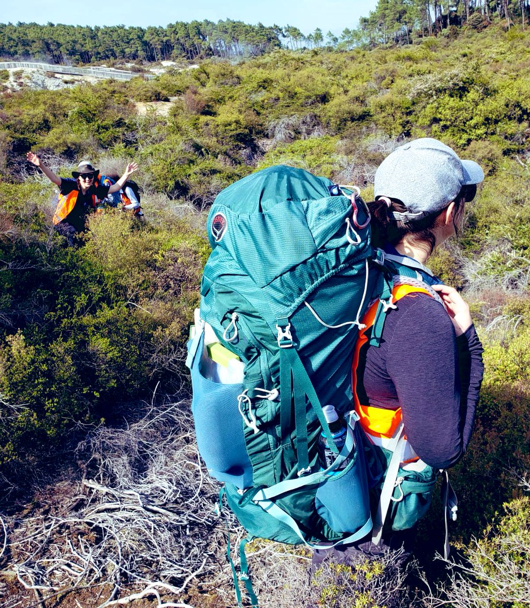 Great collaborators. Great weather. Heavy backpack.