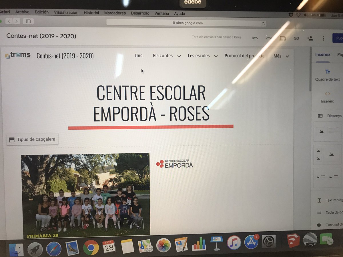 Cemporda's tweet photo. Els alumnes de #2nprimcee1920 ja estem enviant la nostra presentació al projecte #contesnet de la @FTrams #presentació https://t.co/snN9JojgIX