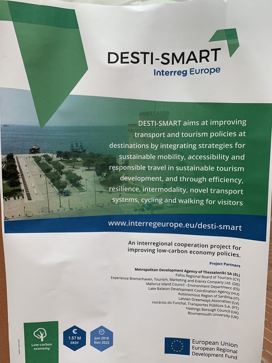 Oggi siamo al primo DESTI-SMART dissemination event per parlare delle best practices del progetto #zeeus. #cagliari è una delle 10 destinazioni di turismo di massa che sta affrontando la sfida per un turismo sostenibile <a href="/interregeurope/">Interreg Europe</a> <a href="/Comune_Cagliari/">Comune di Cagliari</a>