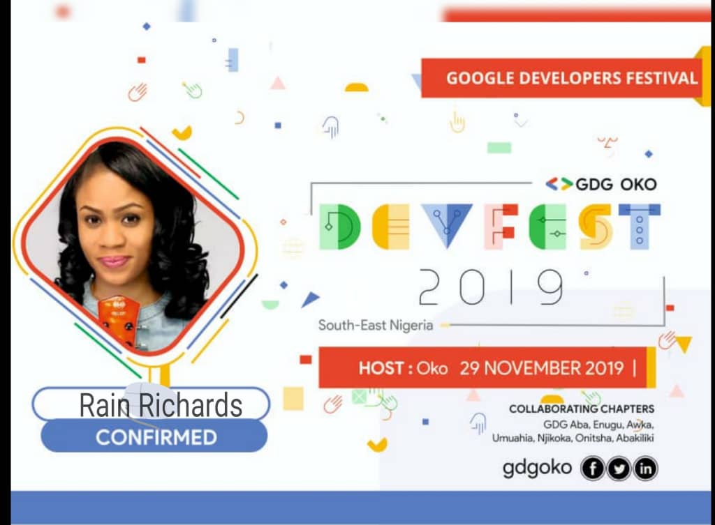 iamCynthiaPeter's tweet photo. Miss Rain Richards is coming all the way from Lagos to play the violin, kai......
I am thinking of performing a song seff ..... What song will you suggest I perform?
Wait, did you just laugh, is that a smirk?
Bruh, I sing well mbok!..😉
#DevfestSE
#DevFest19
#Devfest
#GDGOko https://t.co/dOSmb1tQrh