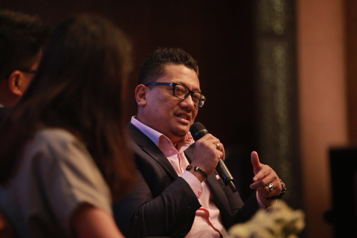 IFEC2019's tweet photo. LIVE UPDATE IFEC2019
.

“If we do not take the technology journey, no innovation can take place”. 

Forum 3 
Innovation &amp; Creativity 
The future possible - How We Live and Work?

#IFEC2019 #ifecmalaysia https://t.co/zZ2vRimjnz