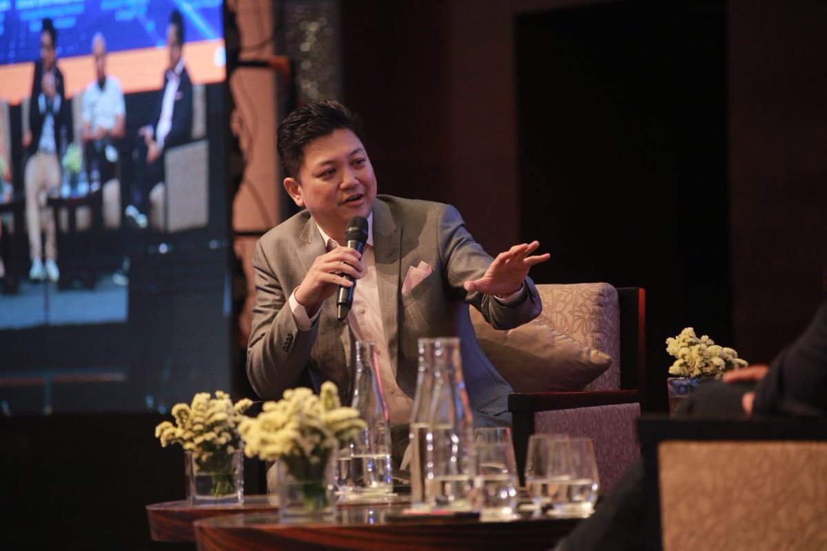 IFEC2019's tweet photo. LIVE UPDATE IFEC2019
.

“If we do not take the technology journey, no innovation can take place”. 

Forum 3 
Innovation &amp; Creativity 
The future possible - How We Live and Work?

#IFEC2019 #ifecmalaysia https://t.co/zZ2vRimjnz