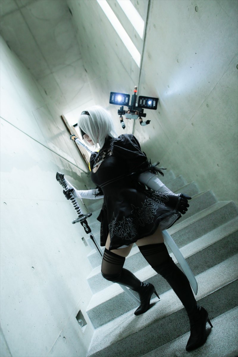 saku93's tweet image. 2B

#いいニーハイの日
#NieRAutomata
#NieR