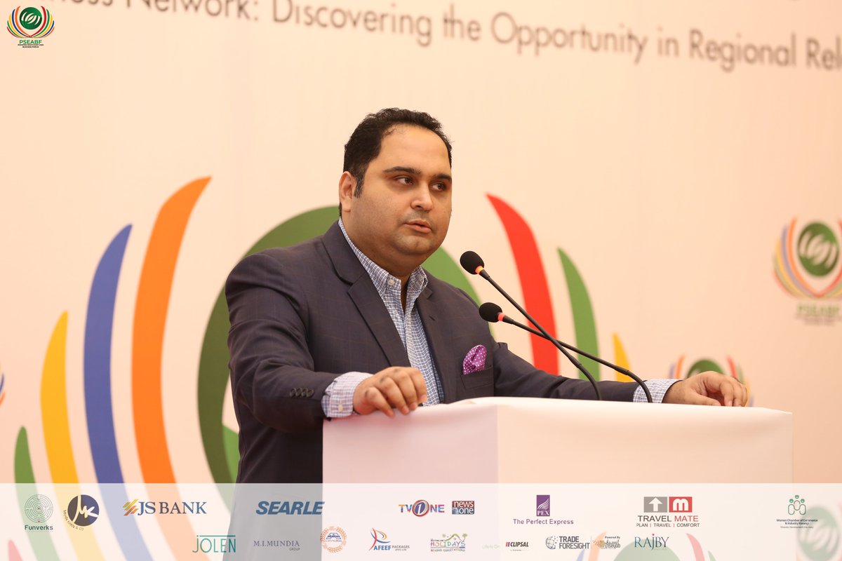PSEABF's tweet photo. Mr. Imran Haleem Shaikh, Senior Executive Vice President JS Bank talk on ' Creating Leaders Through Inspiration ' at Pakistan South East Asia Business Forum, International Business Conference 2019 @jsblpak  @JSGroupCo #PSEABF2019 #IBC2019 #Karachi https://t.co/1ZkjfoggTn