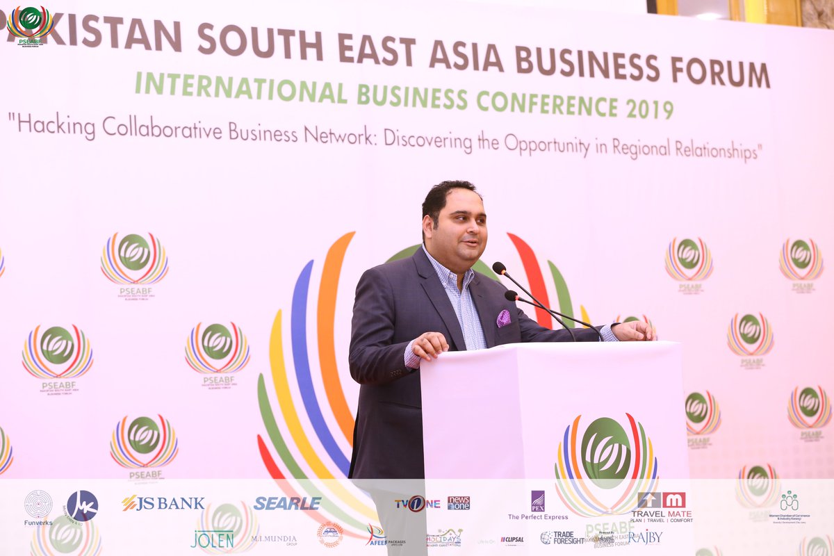 PSEABF's tweet photo. Mr. Imran Haleem Shaikh, Senior Executive Vice President JS Bank talk on ' Creating Leaders Through Inspiration ' at Pakistan South East Asia Business Forum, International Business Conference 2019 @jsblpak  @JSGroupCo #PSEABF2019 #IBC2019 #Karachi https://t.co/1ZkjfoggTn