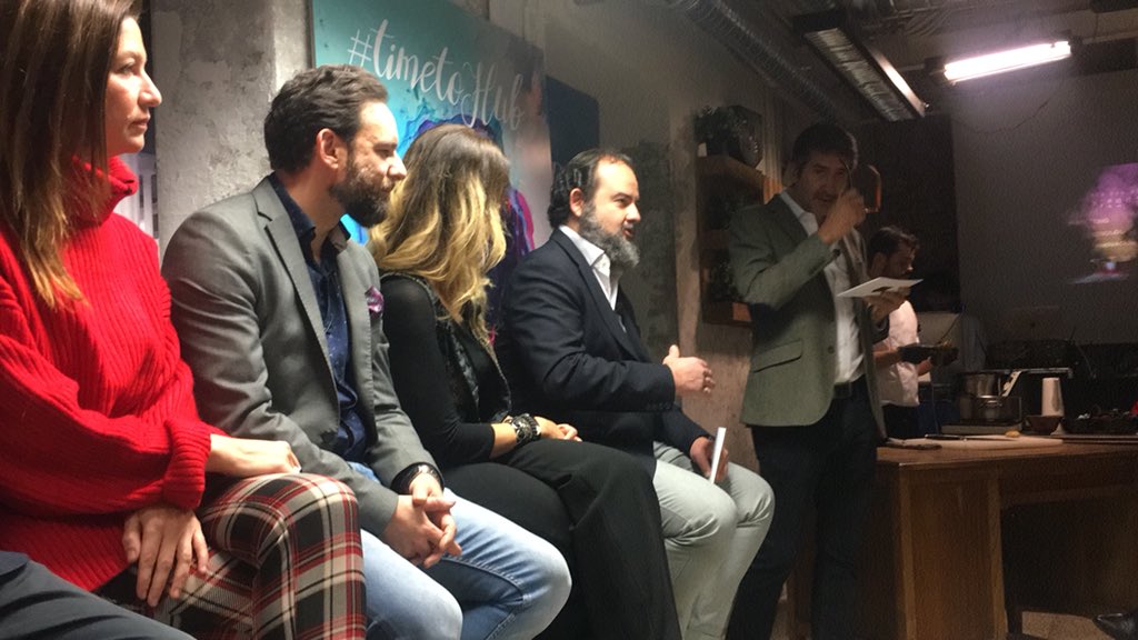 #timetohub además de comer presentan concepto de Gorka de btob de colaboradores de productos creativos