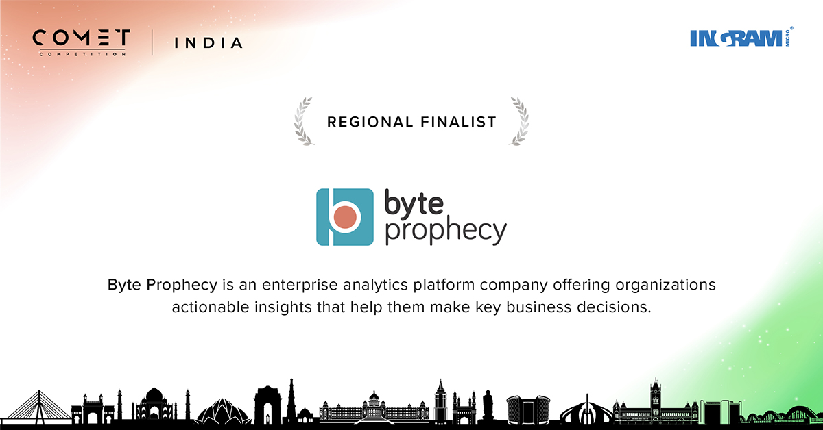IngramMicroIND's tweet image. Less than a week to go for the regional finals of the #CometCompetition. Hear from Mrugank Parikh &amp;amp; Adityavijay Rathore, co-founders of @byte_prophecy, about their platform which provides organizations actionable, business-ready insights with a focus on human feedback integration
