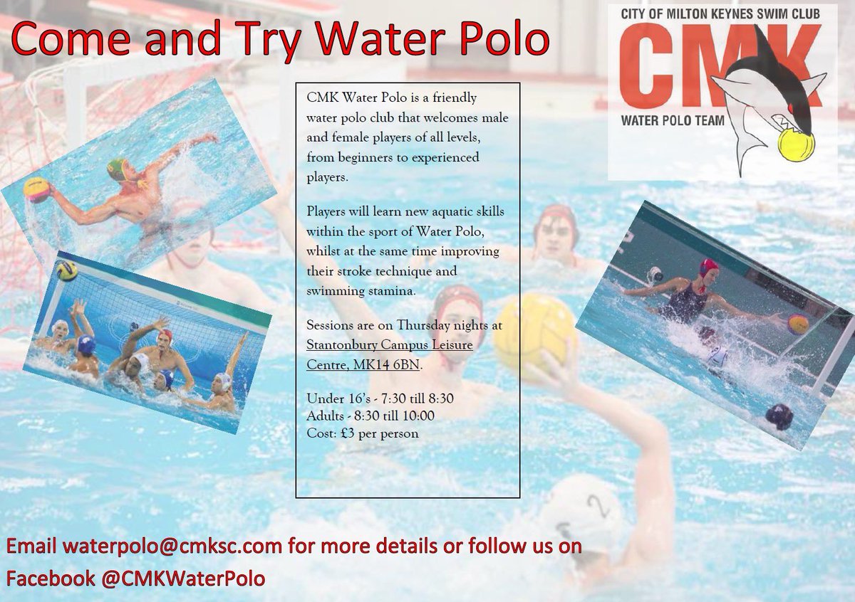 And here we are.....Thursday again!

Training tonight as usual at Stantonbury International Sports and Leisure, juniors 7:30-8:30 and adults 8:30-10.
New players are welcomed to both sessions!