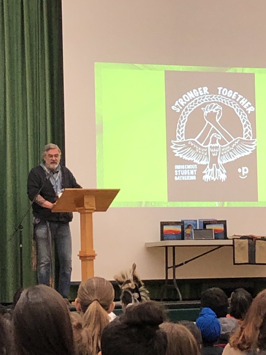 David Bouchard - our amazing keynote speaker for PDSB’s 3rd Annual Indigenous Student Gathering