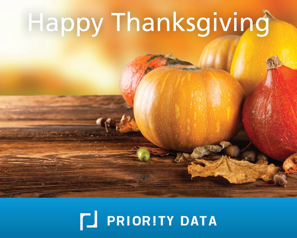 prioritydata's tweet image. Priority Data would like to wish everyone a safe &amp;amp; Happy Thanksgiving!
