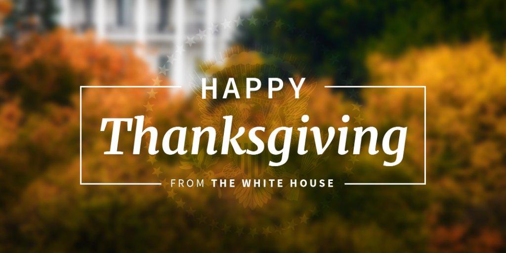 WhiteHouse45's tweet image. Happy Thanksgiving! 🍗 🍂