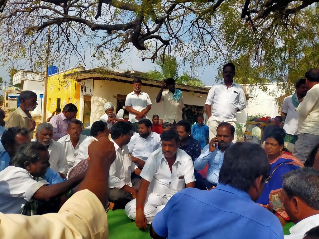 Today attended gramasabha at Buddaram gp of Gopalpet mandal and started fencing work to graveyard. #cremetoria <a href="/DpoWanaparthy/">Dpo Wanaparthy</a> <a href="/Collector_WNP/">Collector Wanaparthy</a> <a href="/SingireddyTRS/">Singireddy Niranjan Reddy</a> <a href="/WnpZp/">Zp Chairman Wnp</a> <a href="/ceozpwnp/">CEOZPWNP</a>