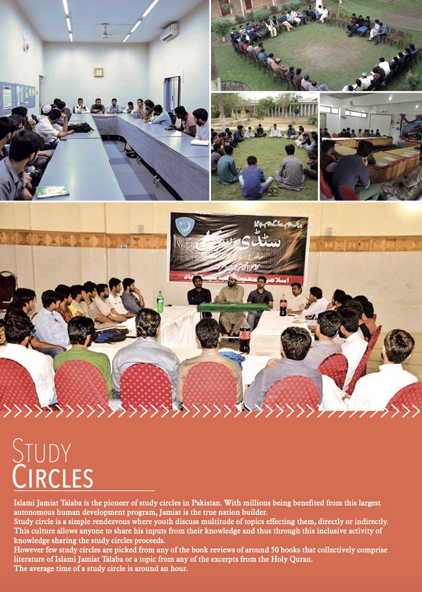 Jamiat is the pioneer of study circles in Pakistan. With millions being benefited from this largest autonomous human development program, Jamiat is the true nation builder. Every year, it organises more than 12,000 study circles. Amazing! #JamiatvoiceOfStudents