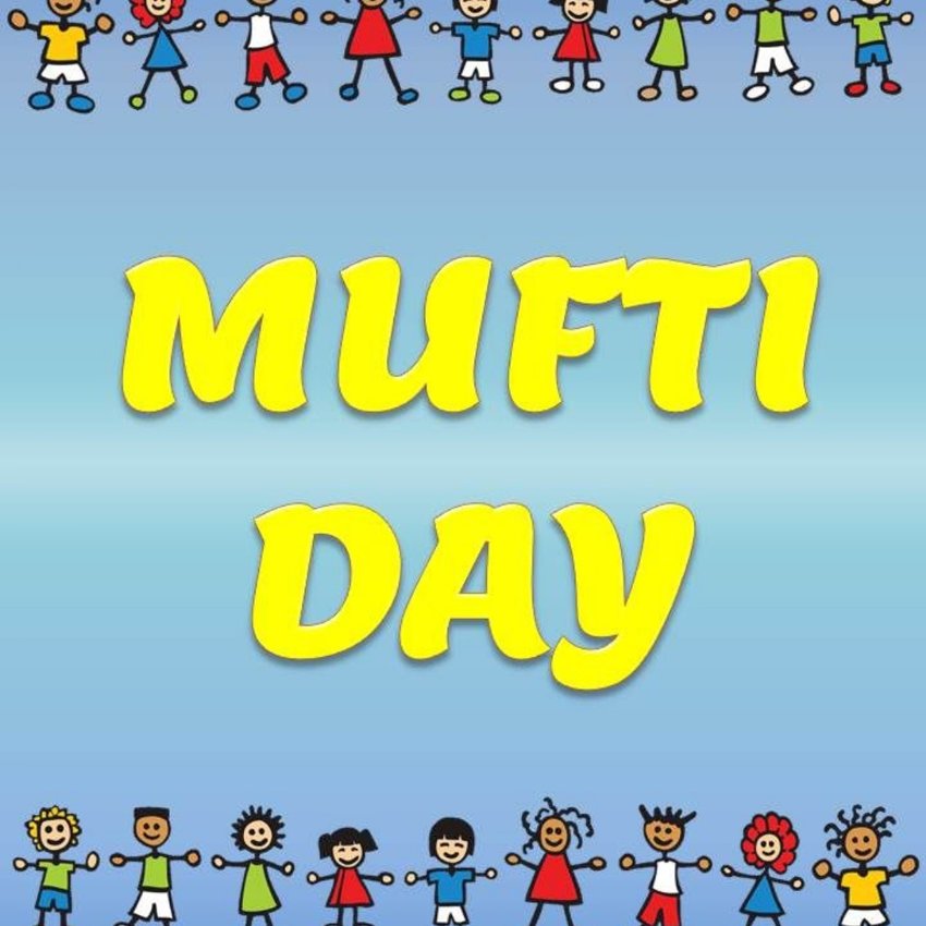 Tomorrow is the first of our Christmas Fair Mufti days

Nursery &amp; Reception – Chocolate (bars, buttons, boxed etc)

Years 1 &amp; 2 - New small Cuddly Toys

Years 3 to 6 - New/unused Pocket Money Toys (e.g. toy cars, colouring sets, hair accessories etc)

Many thanks!