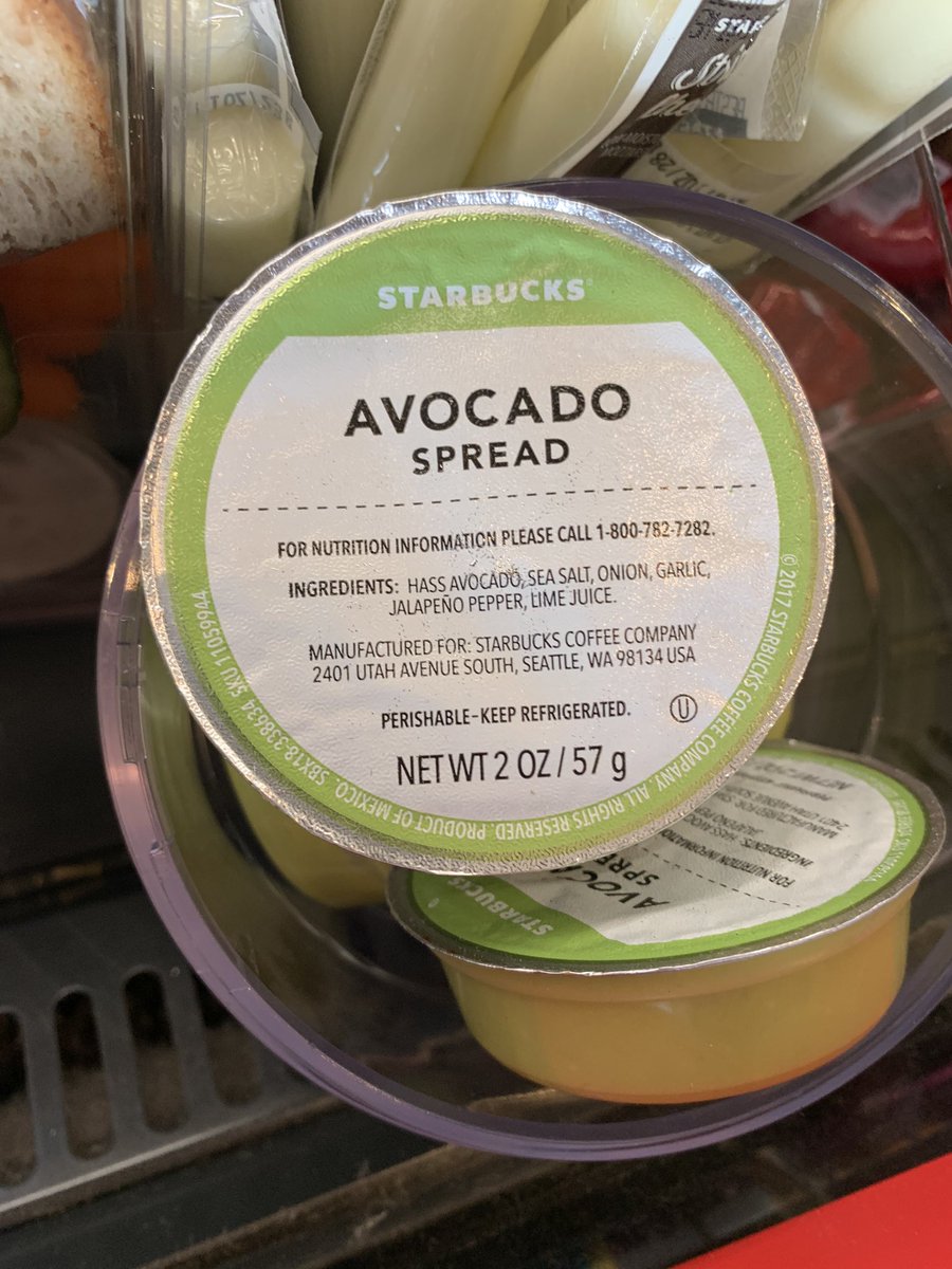 Starbucks Avocado Spread