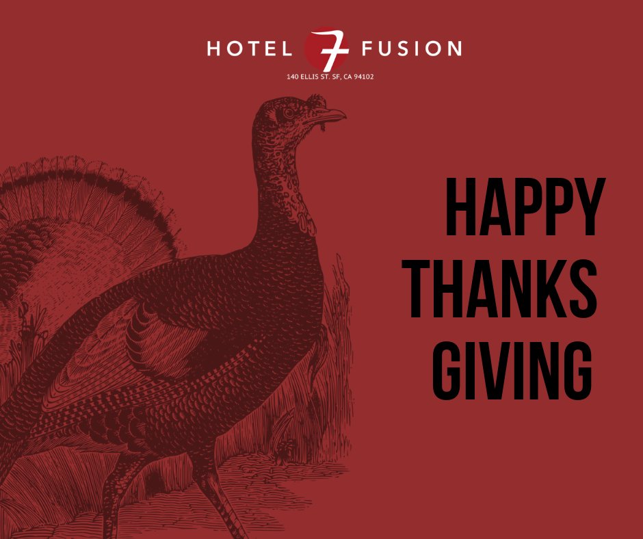 sfhotelfusion's tweet photo. From our family to yours, we wish you a very happy Thanksgiving. https://t.co/L9lfSkYf9w